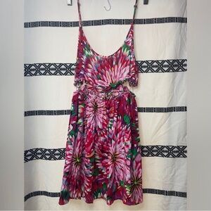Floral Summer Strappy MILLAU women’s Dress With Pockets And Hooks Size S  